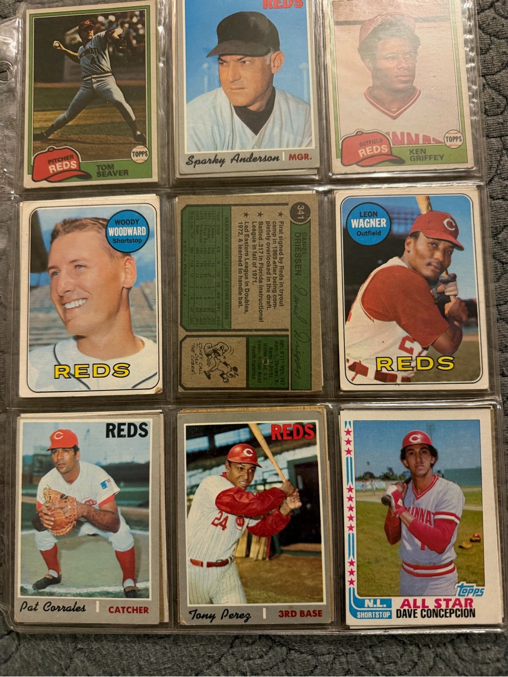 Topps Cincinnati Reds Baseball Cards - Red, White, Blue